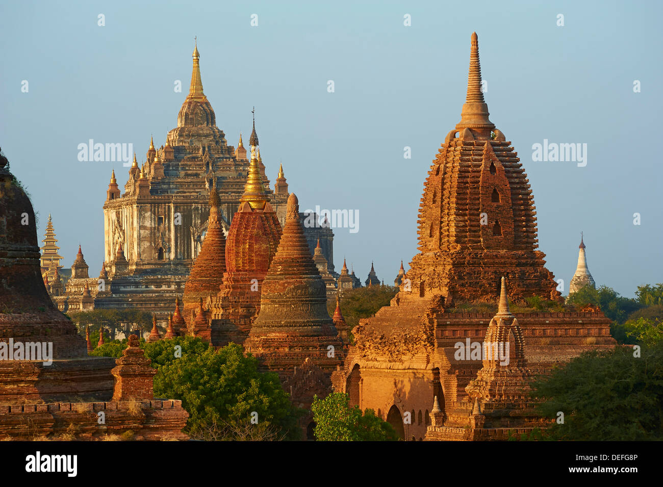 Bagan (Pagan), le Myanmar (Birmanie), l'Asie Banque D'Images