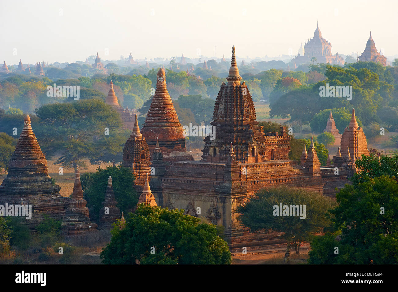 Bagan (Pagan), le Myanmar (Birmanie), l'Asie Banque D'Images