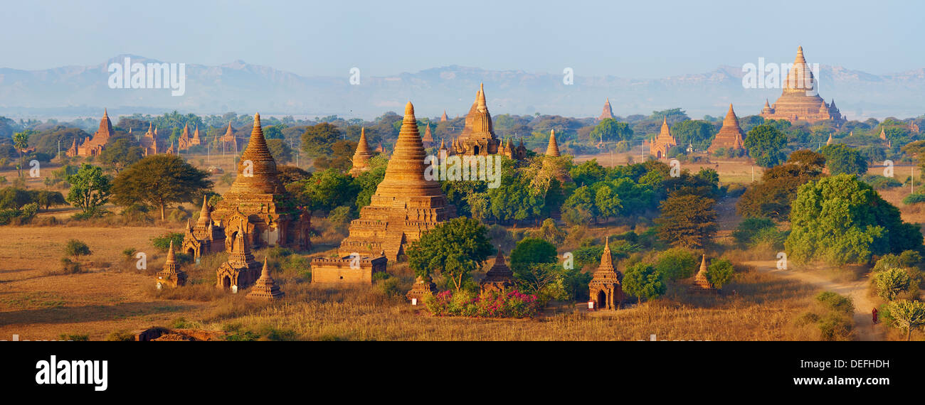 Bagan (Pagan), le Myanmar (Birmanie), l'Asie Banque D'Images