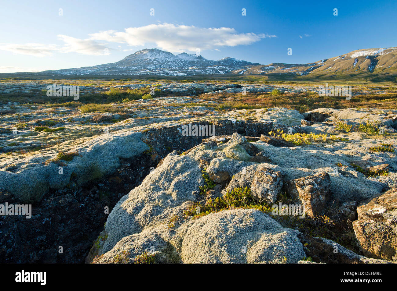 Le Parc National de Thingvellir, Site du patrimoine mondial de l'UNESCO, l'Islande, les régions polaires Banque D'Images