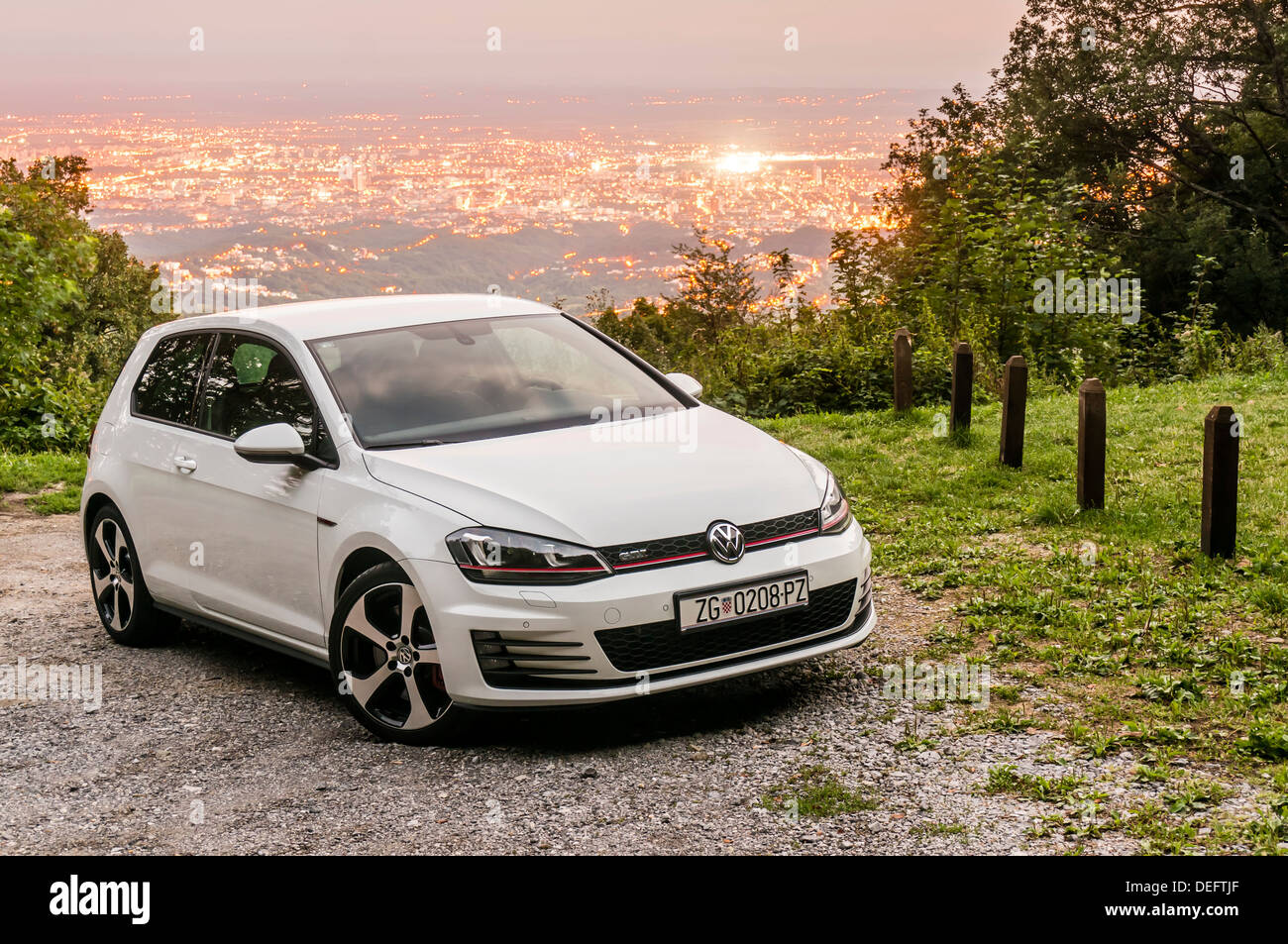Volkswagen Golf VII GTI Performance Banque D'Images