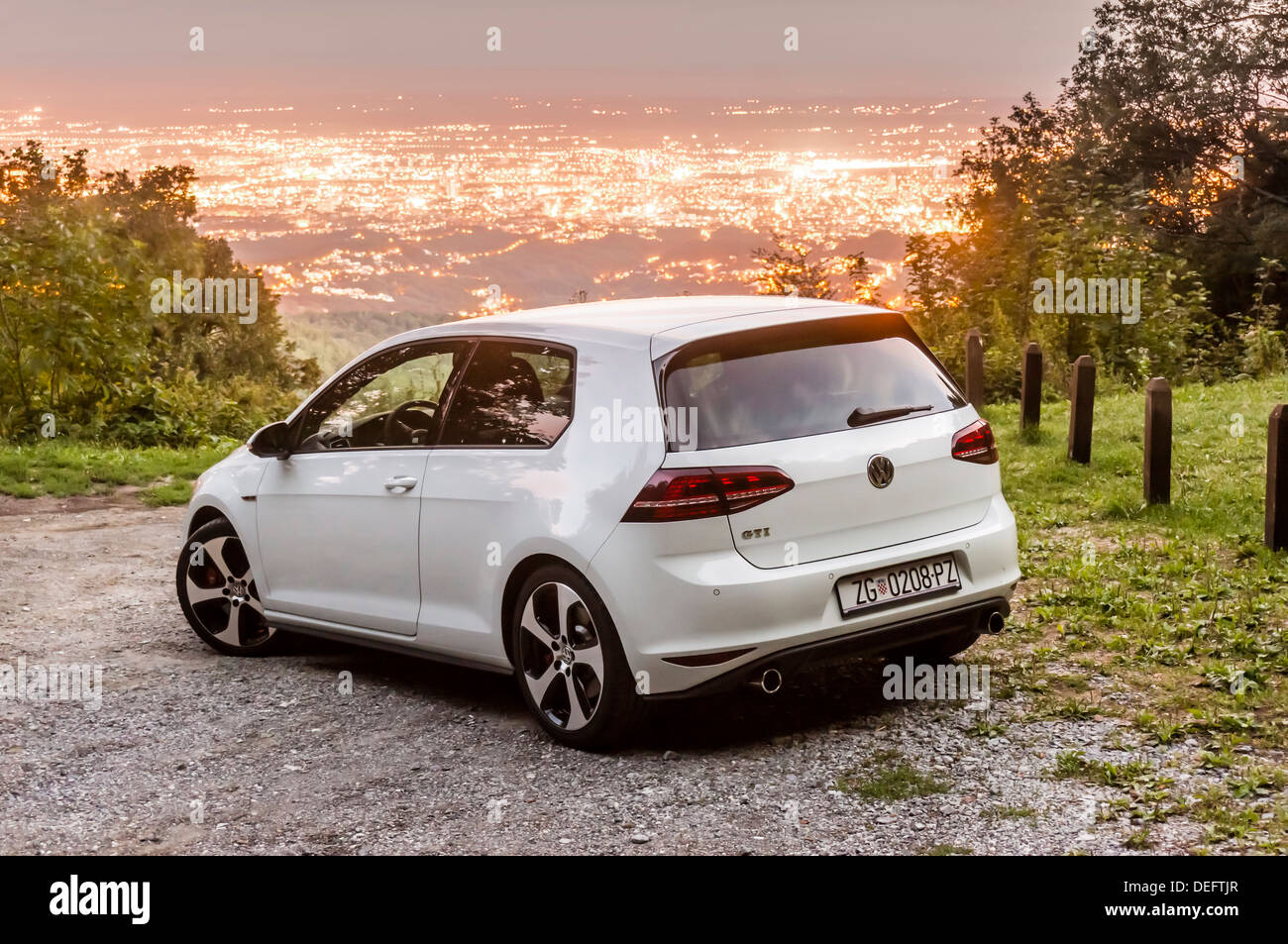 Volkswagen Golf VII GTI Performance Banque D'Images