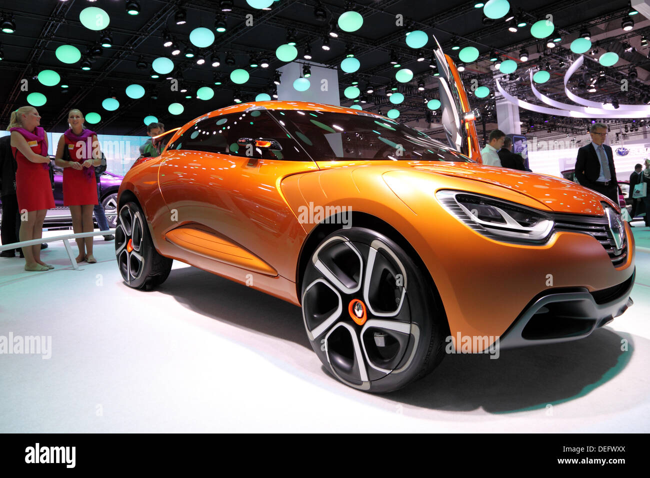 Francfort, Allemagne. 17 août, 2013. International Motor Show de Francfort, en Allemagne. Renault Captur concept-car à la 65ème IAA de Francfort, Allemagne, le 17 septembre 2013 © philipus/Alamy Live News Banque D'Images