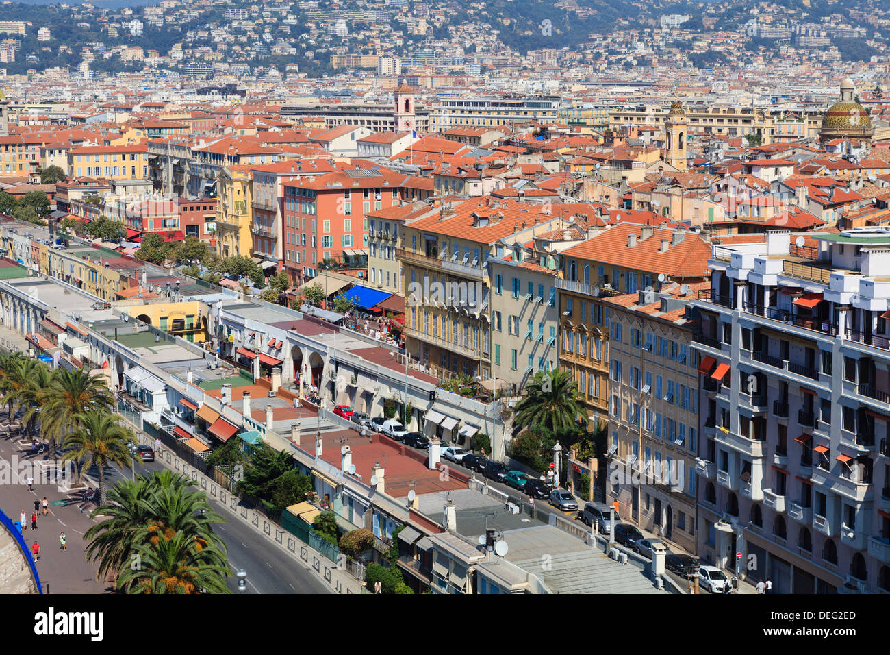 La vieille ville, Nice, Alpes Maritimes, Provence, Côte d'Azur, d'Azur, France, Europe Banque D'Images