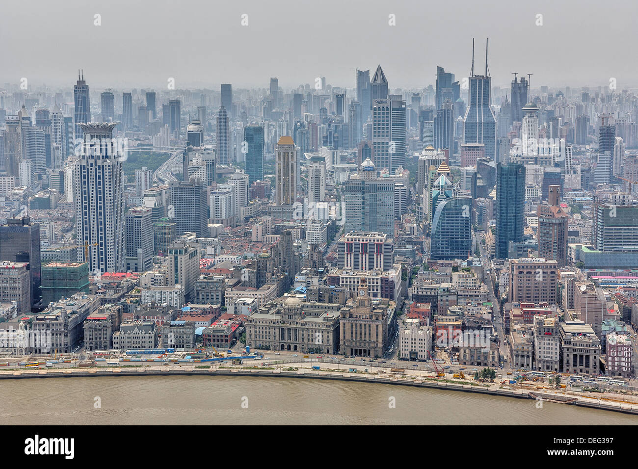 Shanghai est la plus grande ville par la population de la République populaire de Chine Banque D'Images