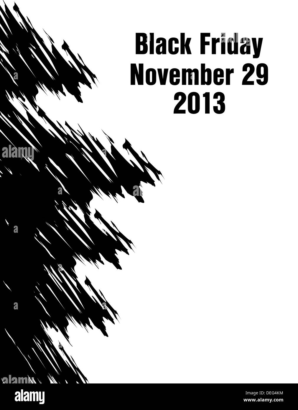 Vendredi noir spécial bannière avec design sketch Banque D'Images