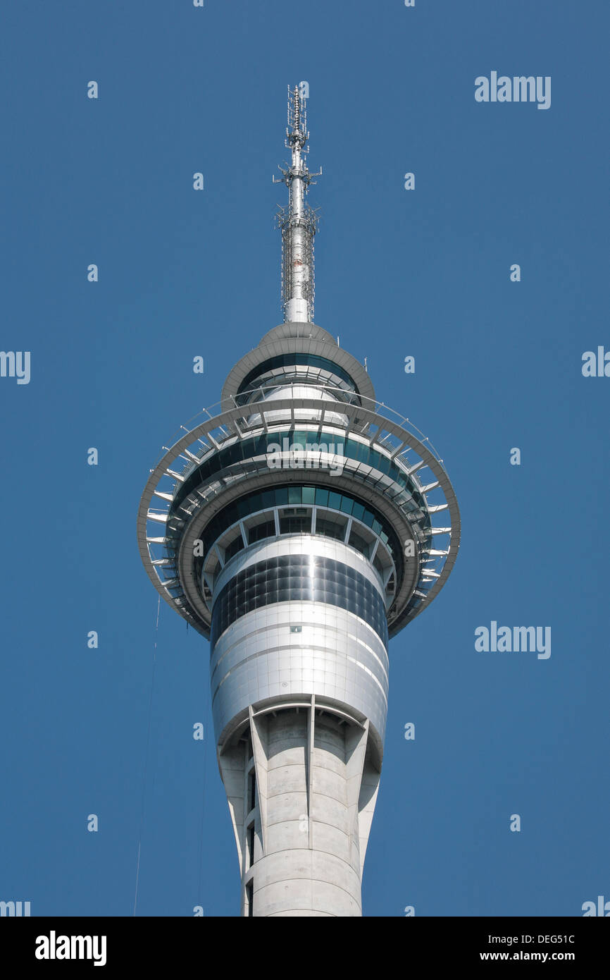 Nouvelle Zélande Sky tower auckland dans l'île du nord Banque D'Images