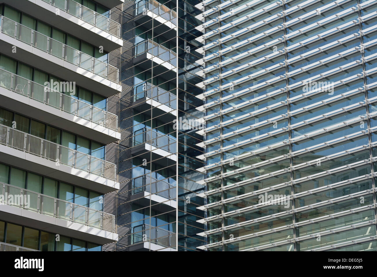 L'architecture moderne en tant que symbole de l'identité d'entreprise Banque D'Images