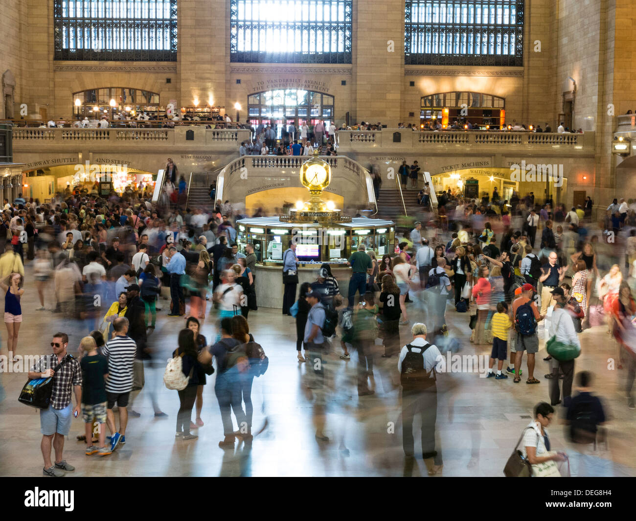 La foule, Grand Central Terminal, NEW YORK Banque D'Images