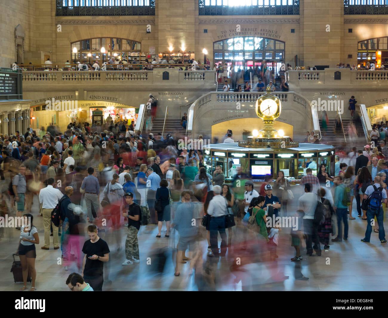 La foule, Grand Central Terminal, NEW YORK Banque D'Images