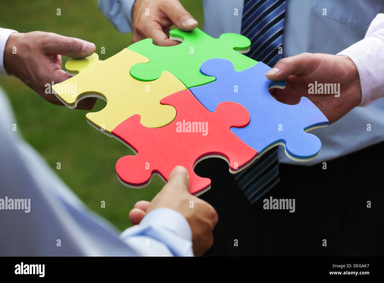 Solution d'affaires Banque D'Images
