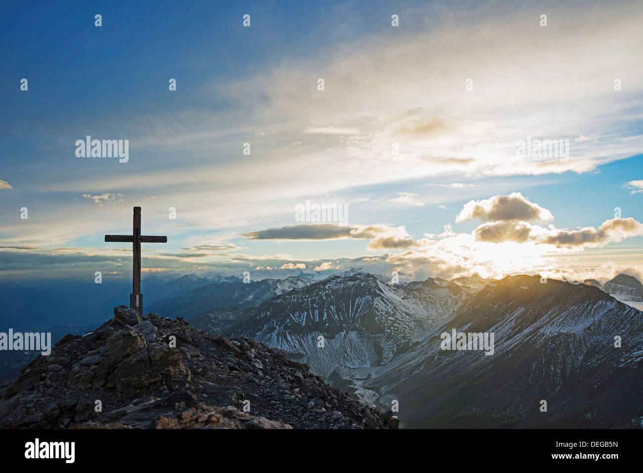 Trubelstock, 2998m, Oberland Bernois, Alpes Suisses, Suisse, Europe Banque D'Images