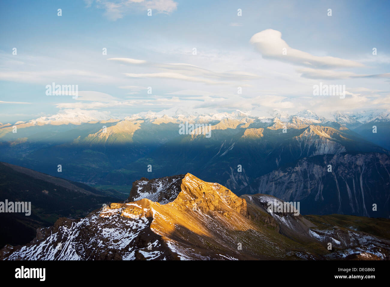 Trubelstock, 2998m, Oberland Bernois, Alpes Suisses, Suisse, Europe Banque D'Images