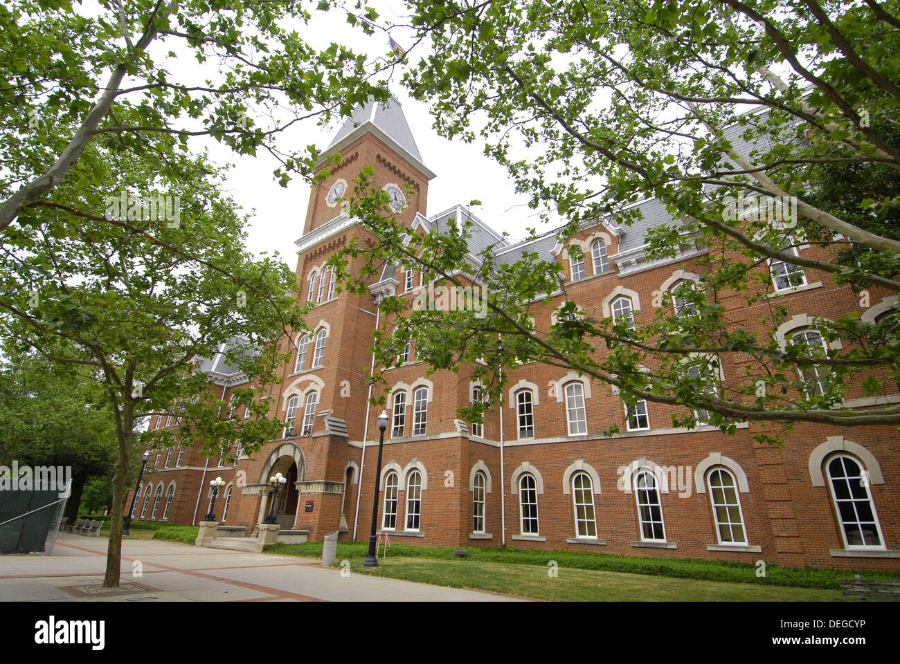 Hall de l'université sur le campus de l'Université Ohio State Buckeyes à Columbus Ohio Oh Banque D'Images