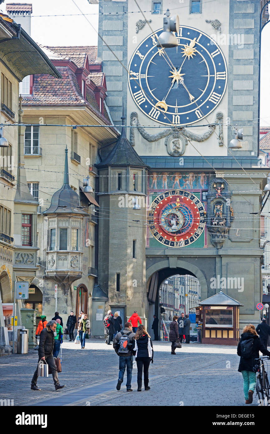 L'horloge L'horloge astronomique, Berne, Suisse, Europe Banque D'Images