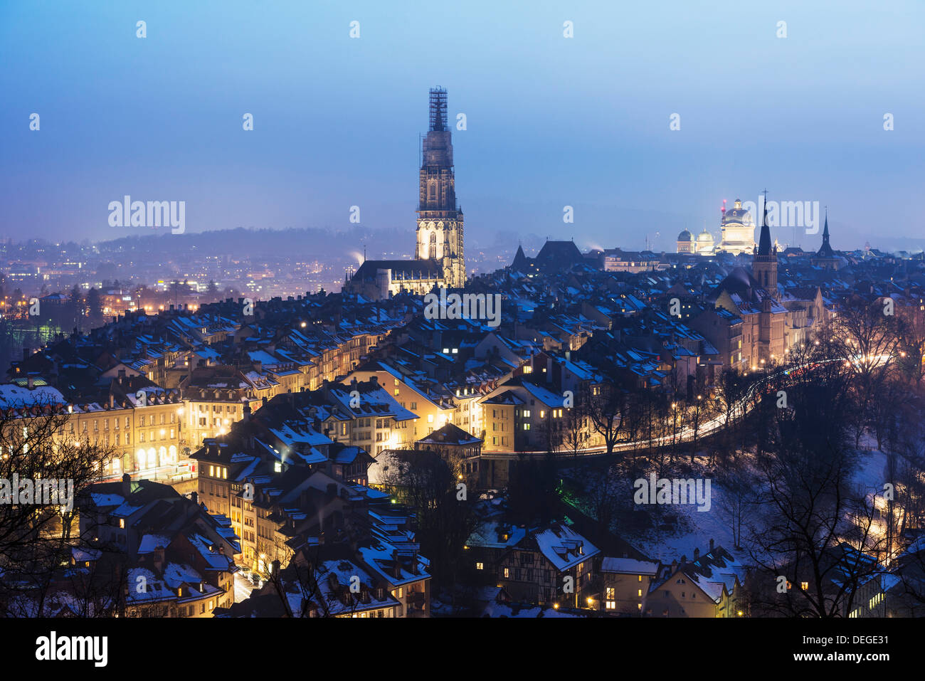 Vue sur la ville, Berne, Suisse, Europe Banque D'Images