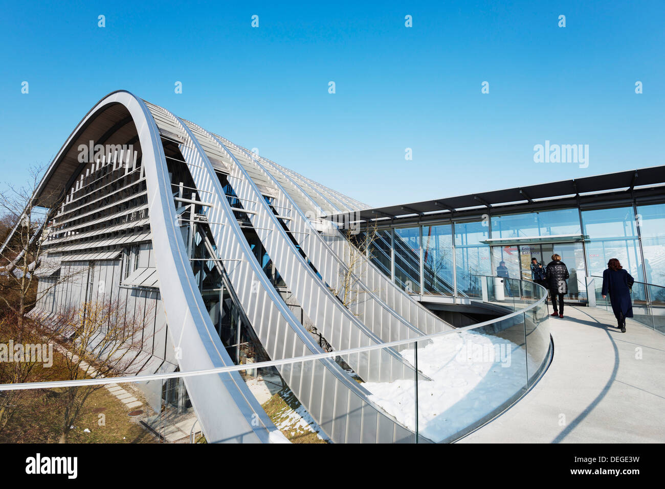Zentrum Paul Klee, musée d'art moderne, conçu par Renzo Piano, Berne, Suisse, Europe Banque D'Images