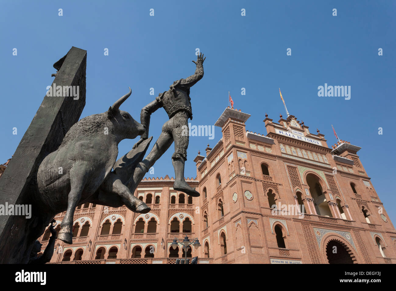 Monument à matador Jose Cubero près de Plaza de Toros de Las Ventas - Salamanca, Madrid, Communauté de Madrid, Espagne Banque D'Images