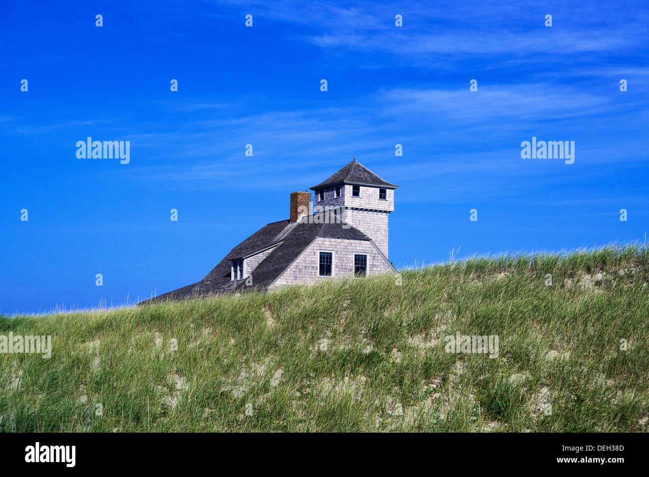 Vieux Port Life Saving Station Museum, Race Point, Cape Cod, Massachusetts, USA Banque D'Images