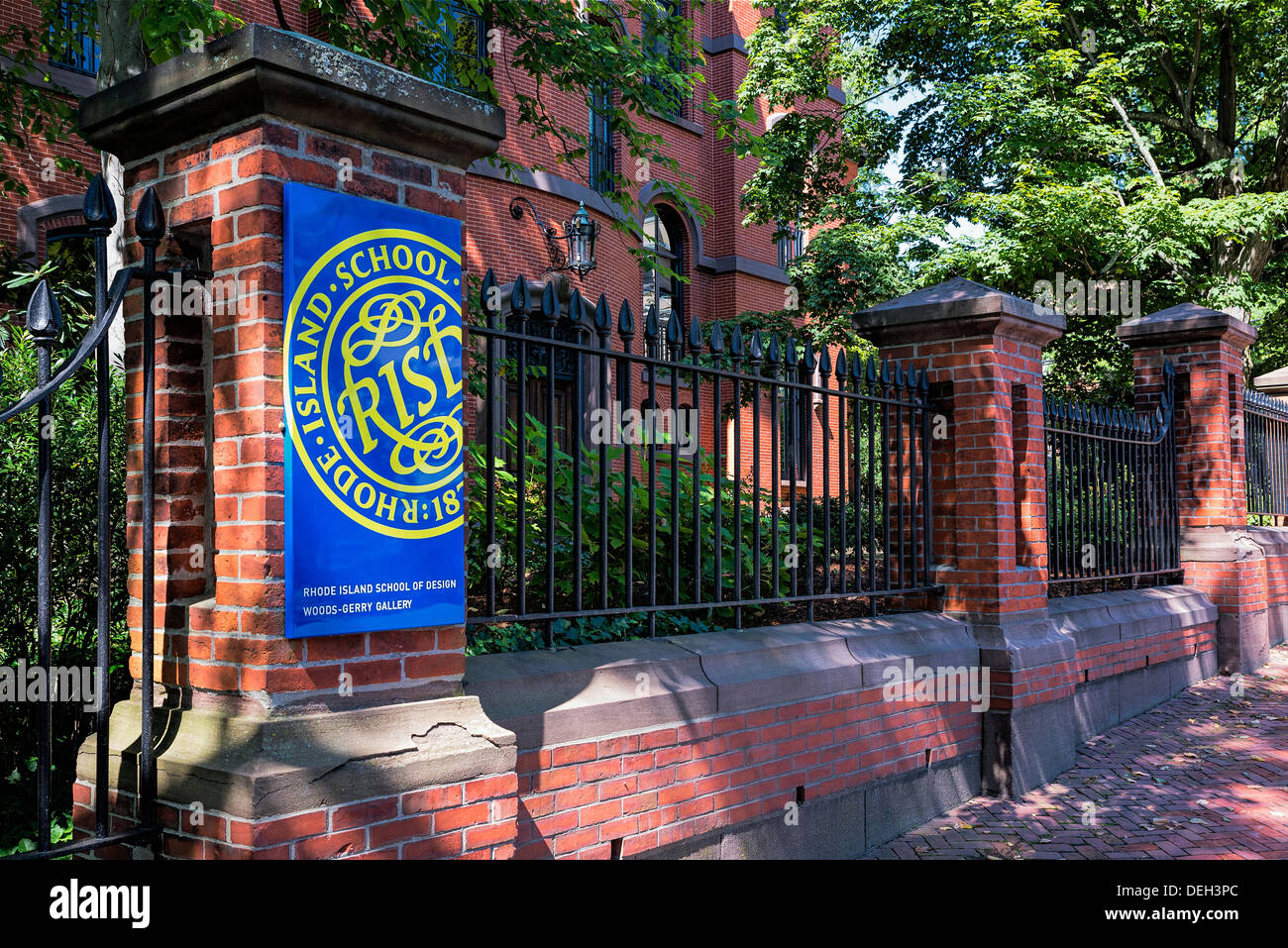 Rhode Island School of Design campus, Providence, Rhode Island, USA Banque D'Images