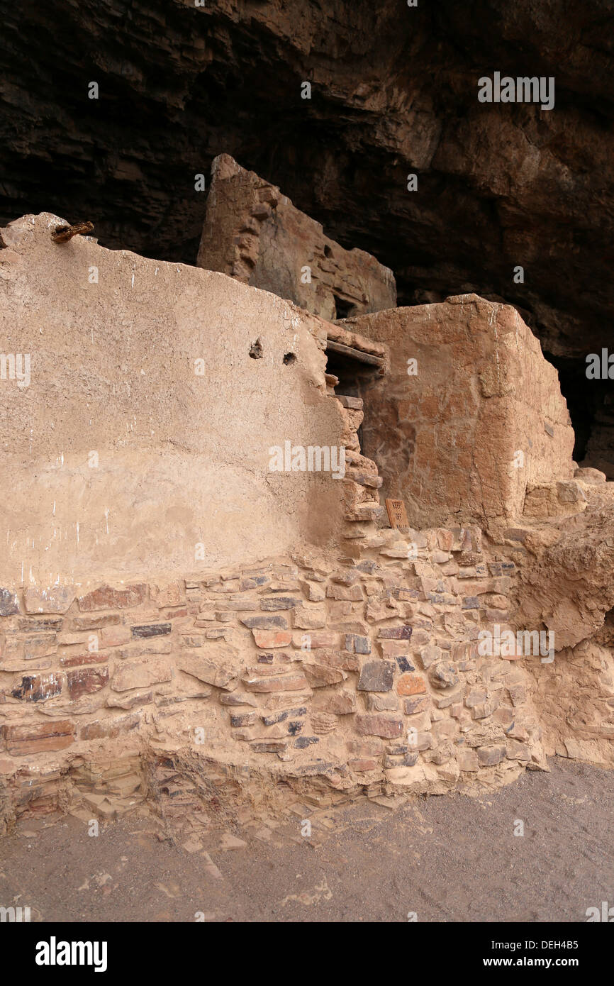 Tonto National Monument Logement Falaise Banque D'Images
