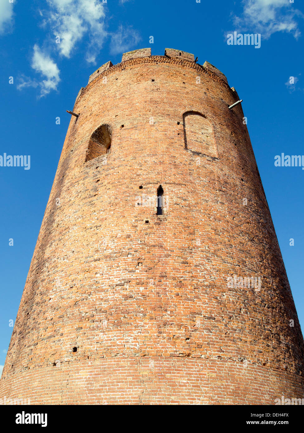 Dans Belaya Vezha Kamenets tower est l'un des symboles architecturaux de la Biélorussie. Banque D'Images