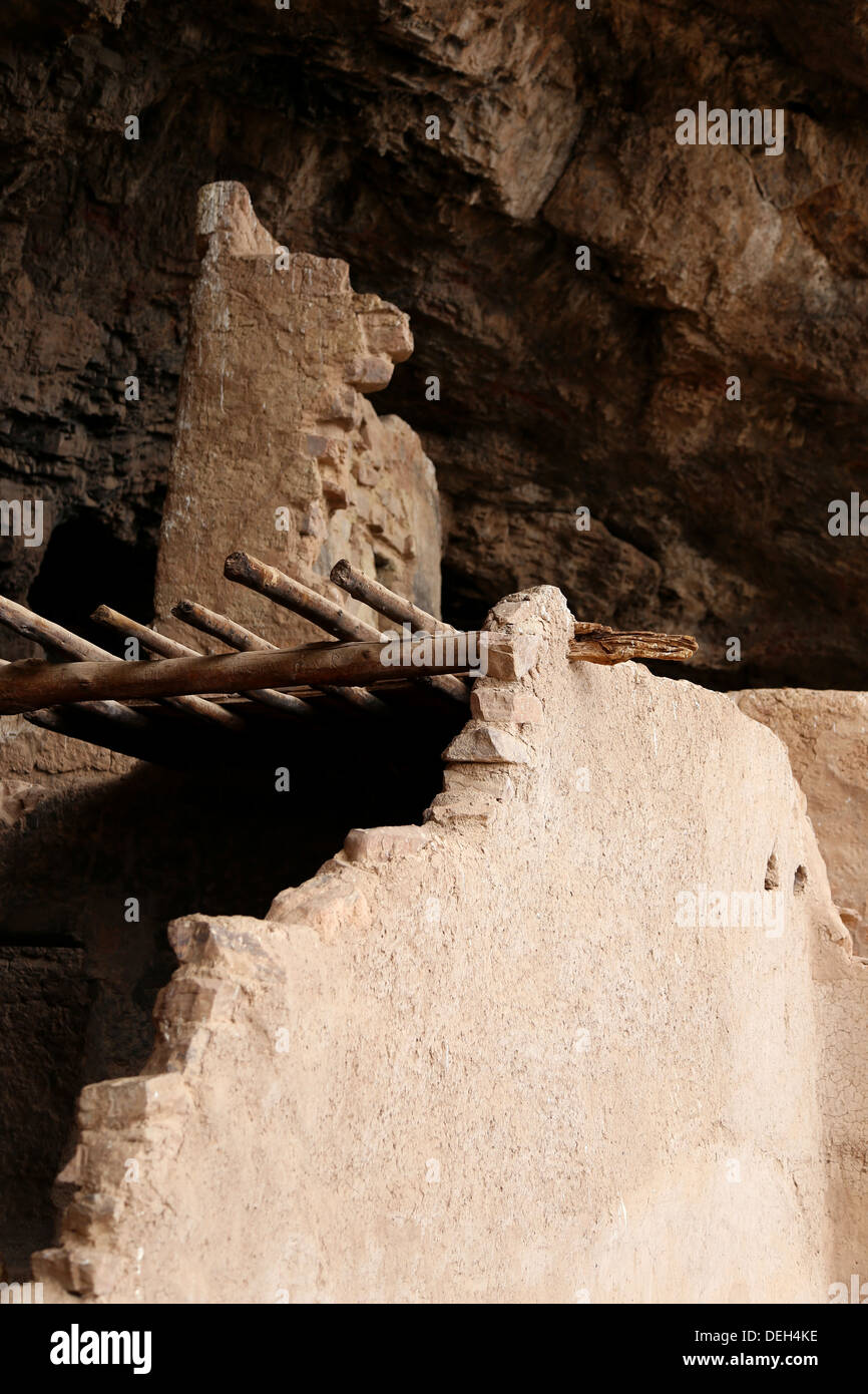 Tonto National Monument Logement Falaise Banque D'Images