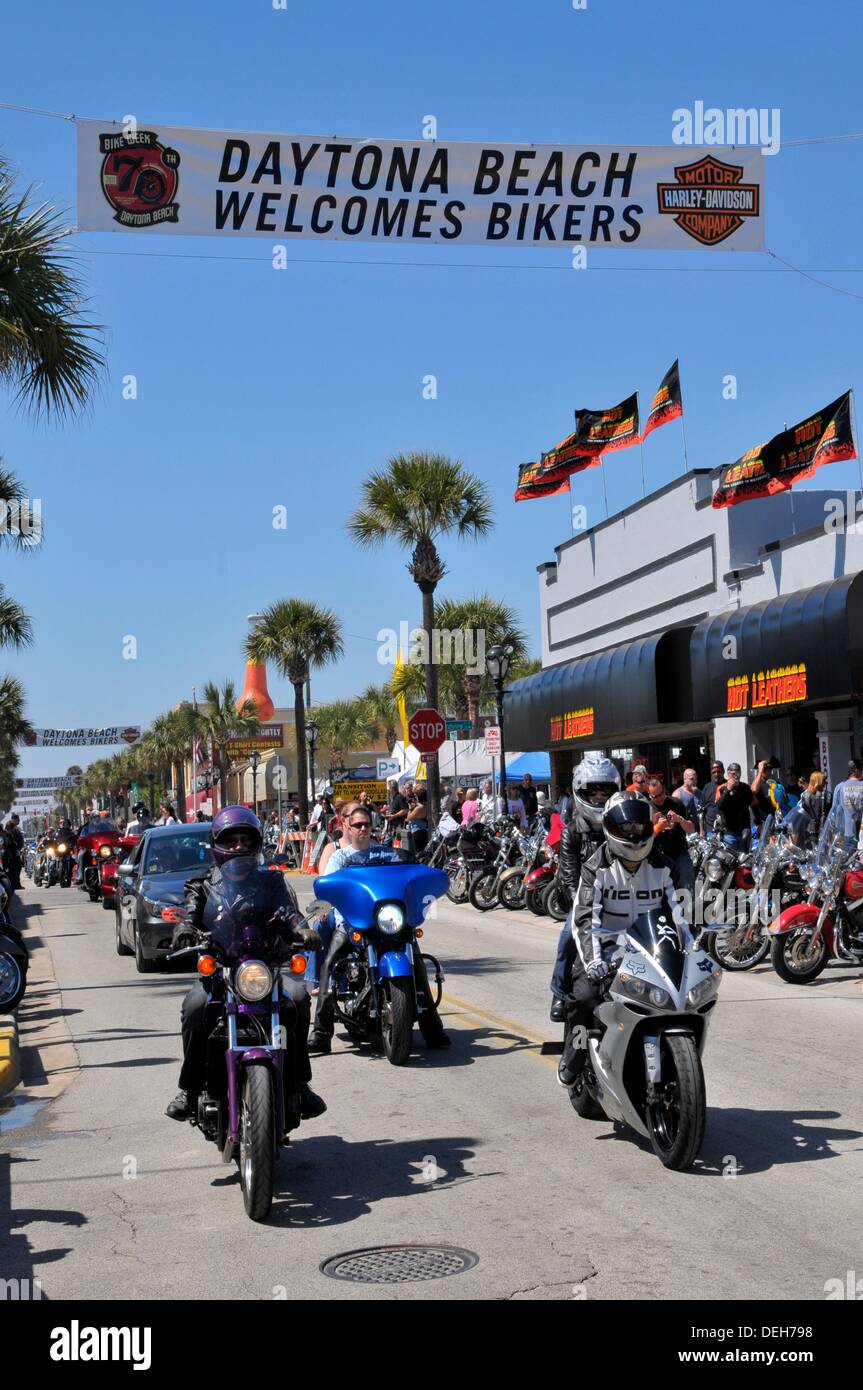 Moto Floride Daytona Beach Bike Week Daytona Bike Week Festival également  appelé Daytona Beach Bike Week, est une moto Photo Stock - Alamy