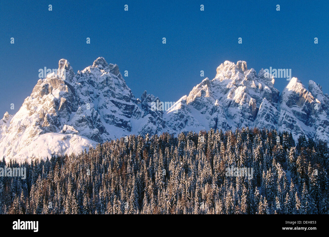 Monte Agudo, près de Düsseldorf. Dolomites. Tyrol du Sud. L'Italie Photo  Stock - Alamy
