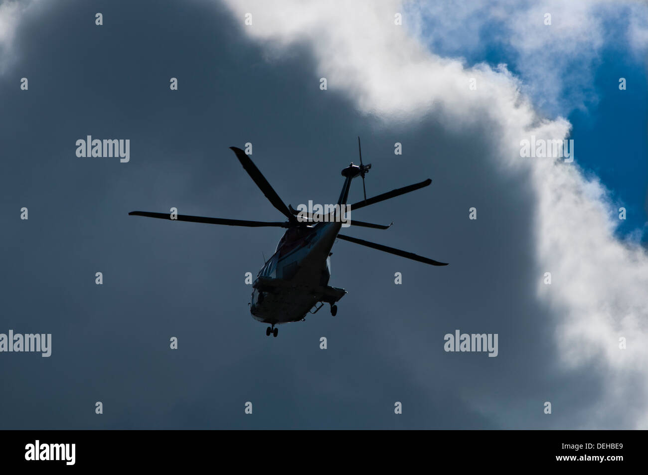 G-PCCF Agusta-Bell AB139 helicopter retour à l'héliport de North Denes CHC Helicopters Pays-Bas Banque D'Images