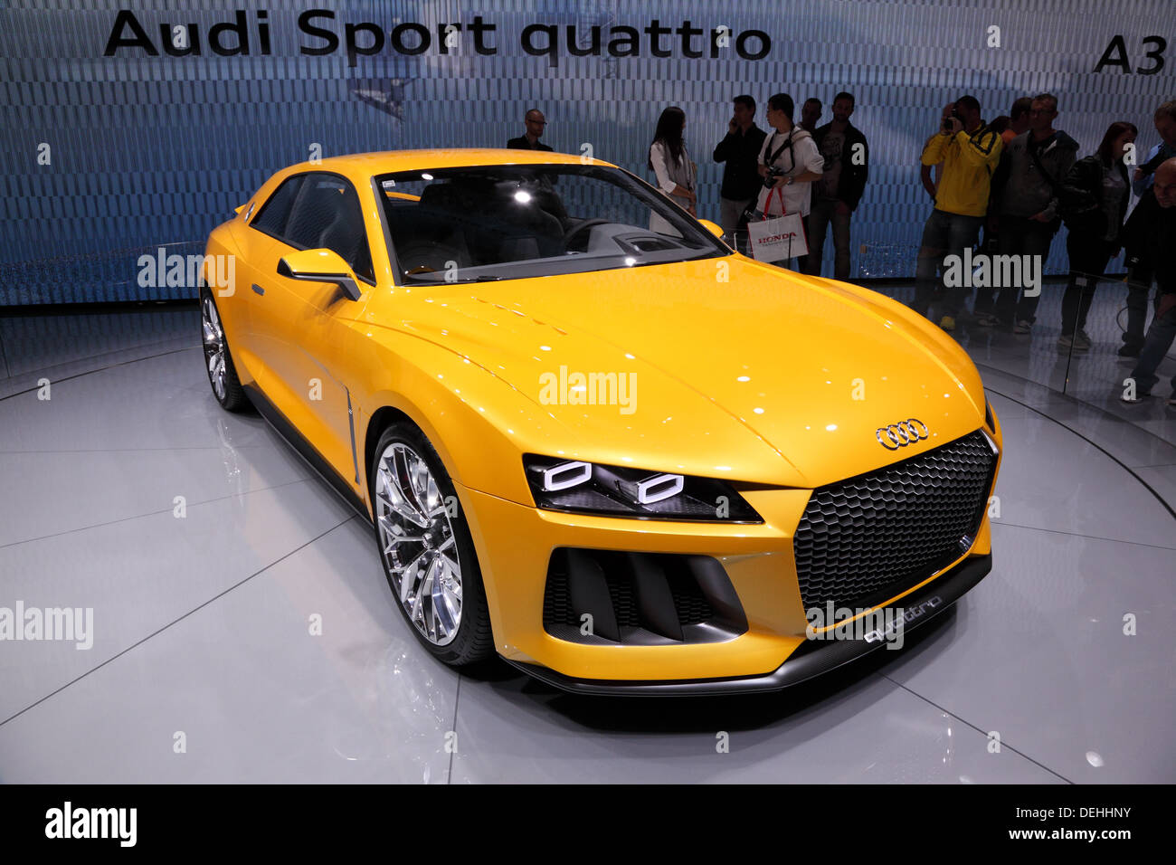 International Motor Show de Francfort, en Allemagne. Audi Sport Quattro à la 65ème IAA de Francfort, Allemagne, le 17 septembre, 2013 Banque D'Images