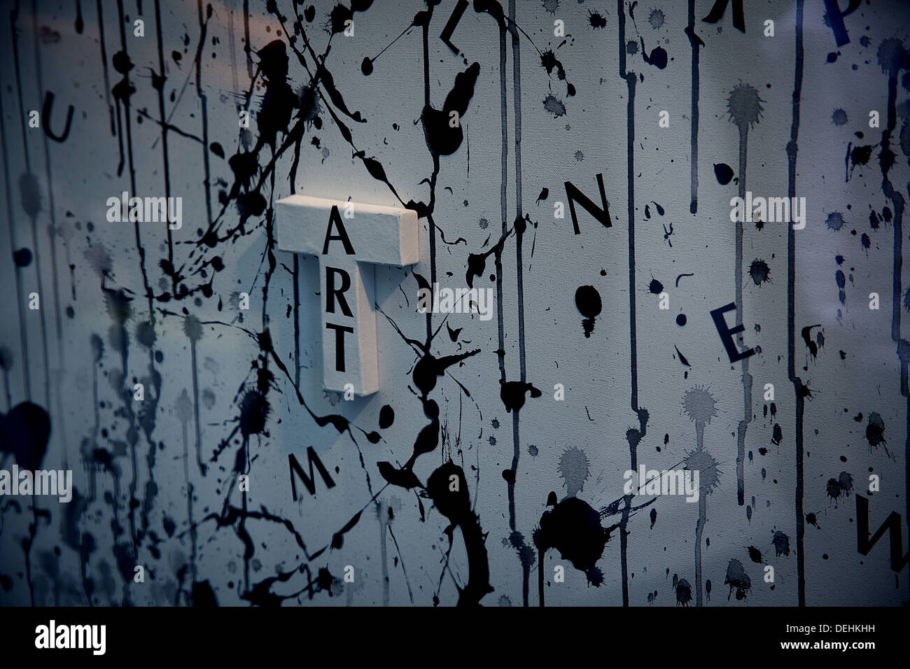 Peinture d'art moderne Banque D'Images