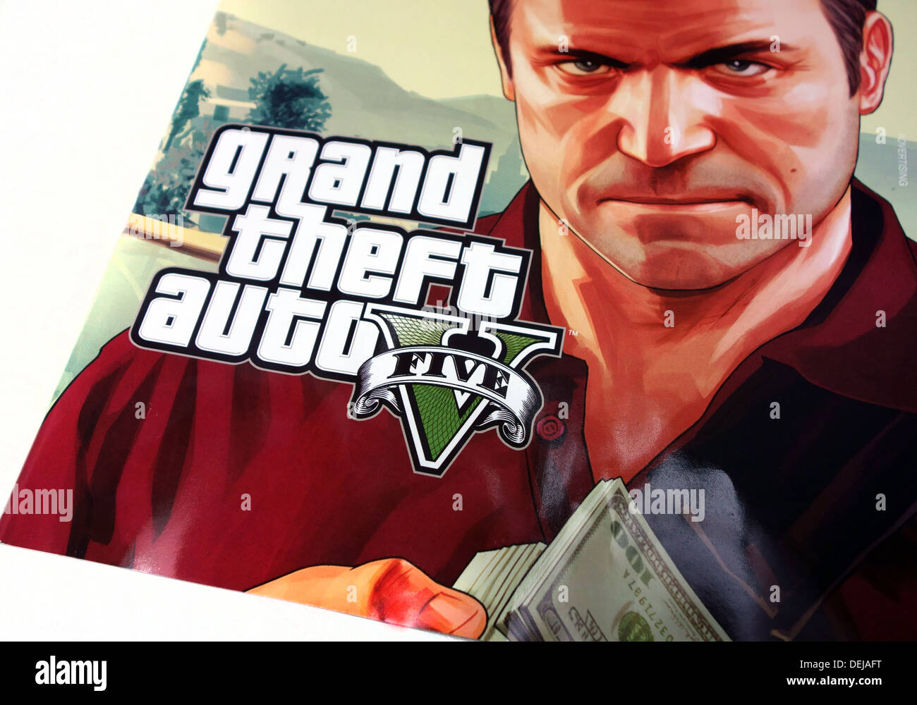 La publicité de Grand Theft Auto V, Londres Banque D'Images