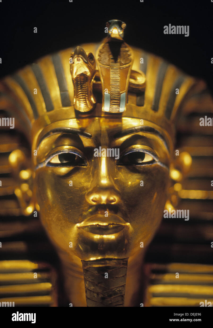 Masque du0027or de Toutankhamon. Musée égyptien. Le Caire. Lu0027Égypte