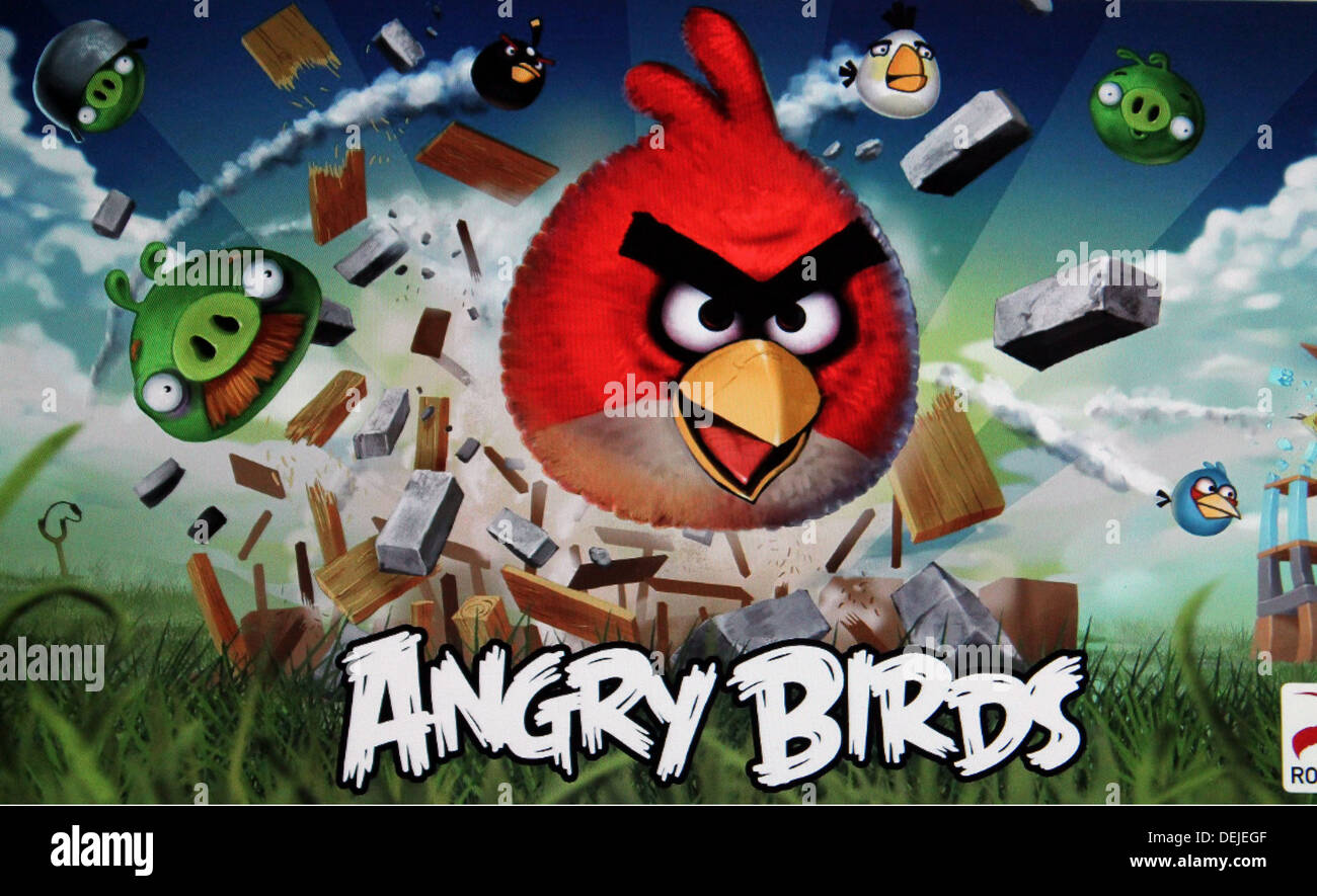 Oiseaux en colère Banque D'Images