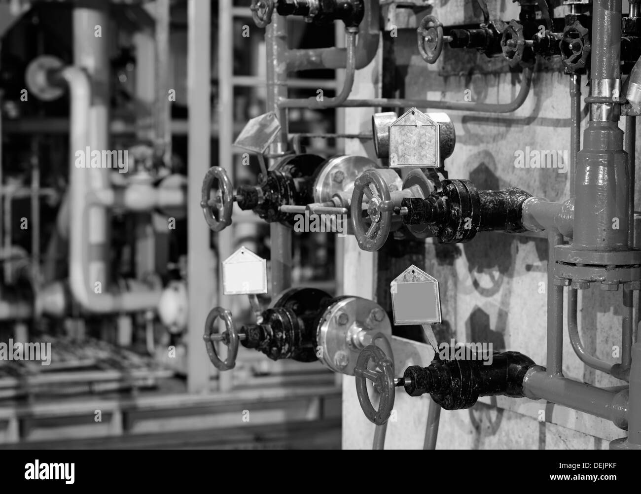 Grande chaufferie industrielle Banque D'Images