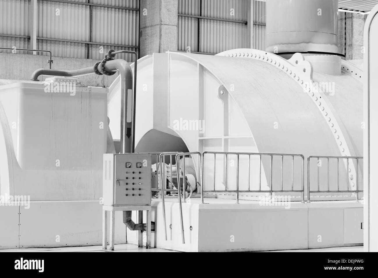 Grande chaufferie industrielle Banque D'Images