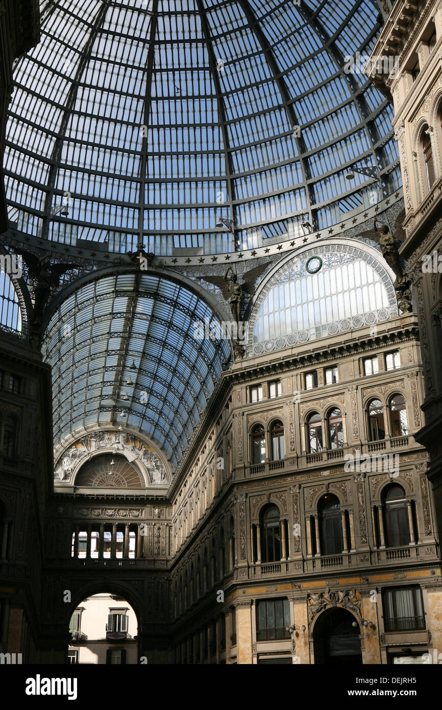 Galleria Umberto à Naples Napoli Italie 1 Banque D'Images