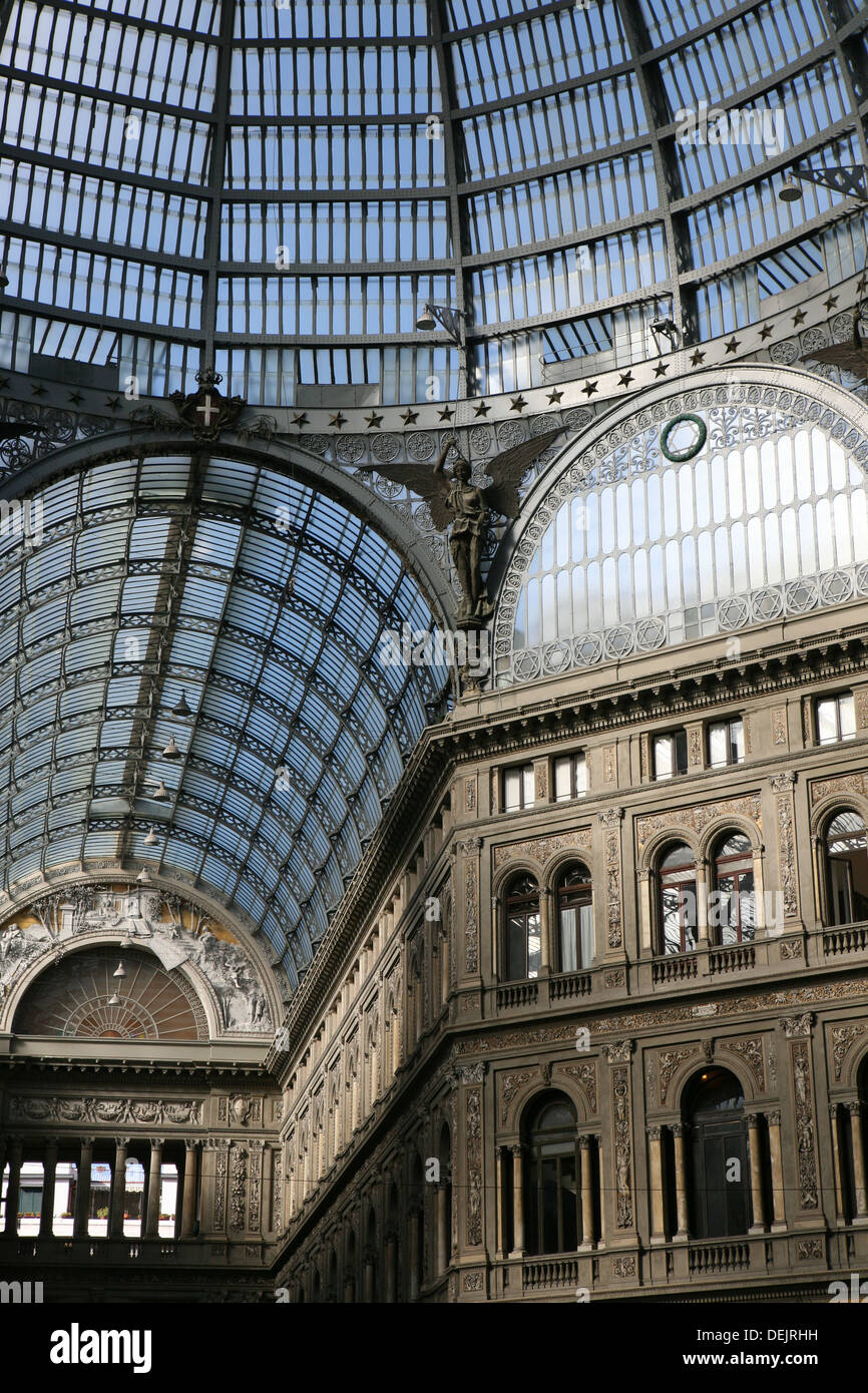 Galleria Umberto à Naples Napoli Italie 1 Banque D'Images