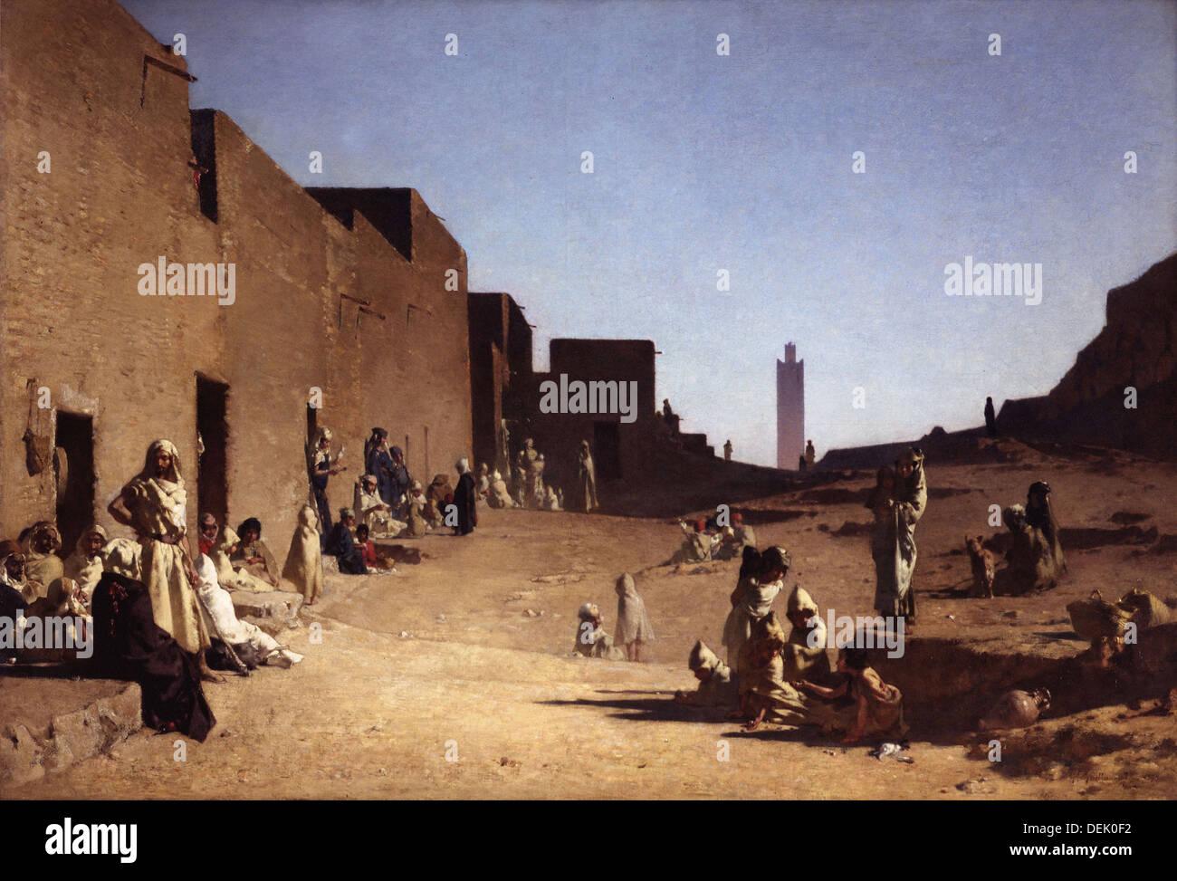Gustave Guillaumet - Laghouat Sahara algérien - 1879 - Musée d'Orsay - Paris Banque D'Images