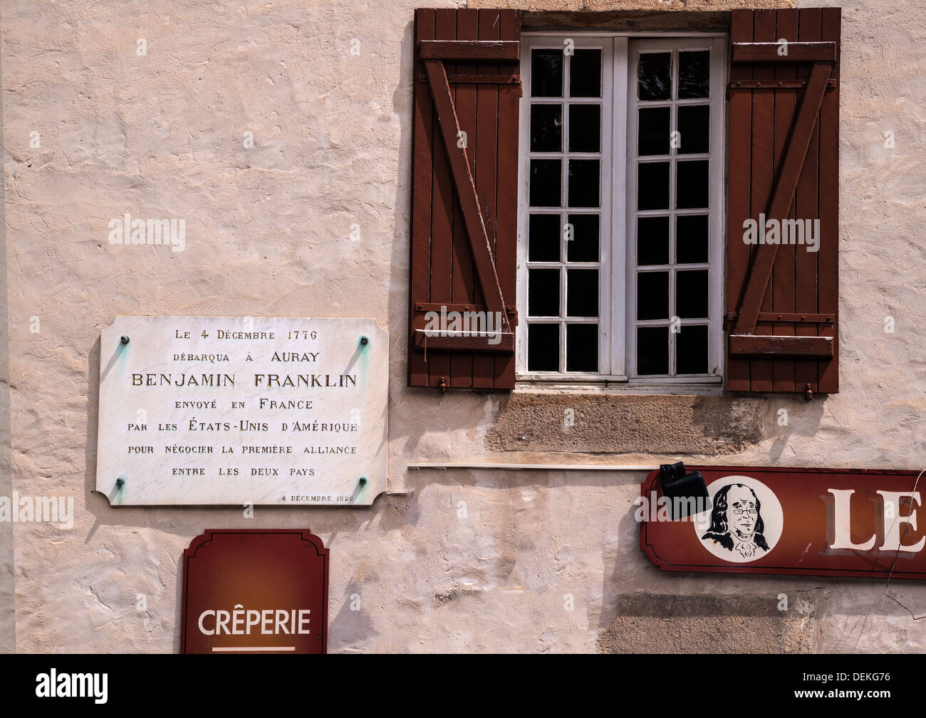Benjamin franklin france Banque de photographies et d’images à haute ...