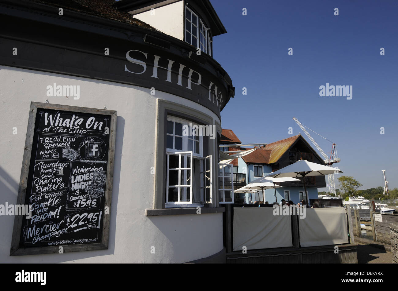 Le Ship Inn Lymington New Forest Hampshire Angleterre Banque D'Images