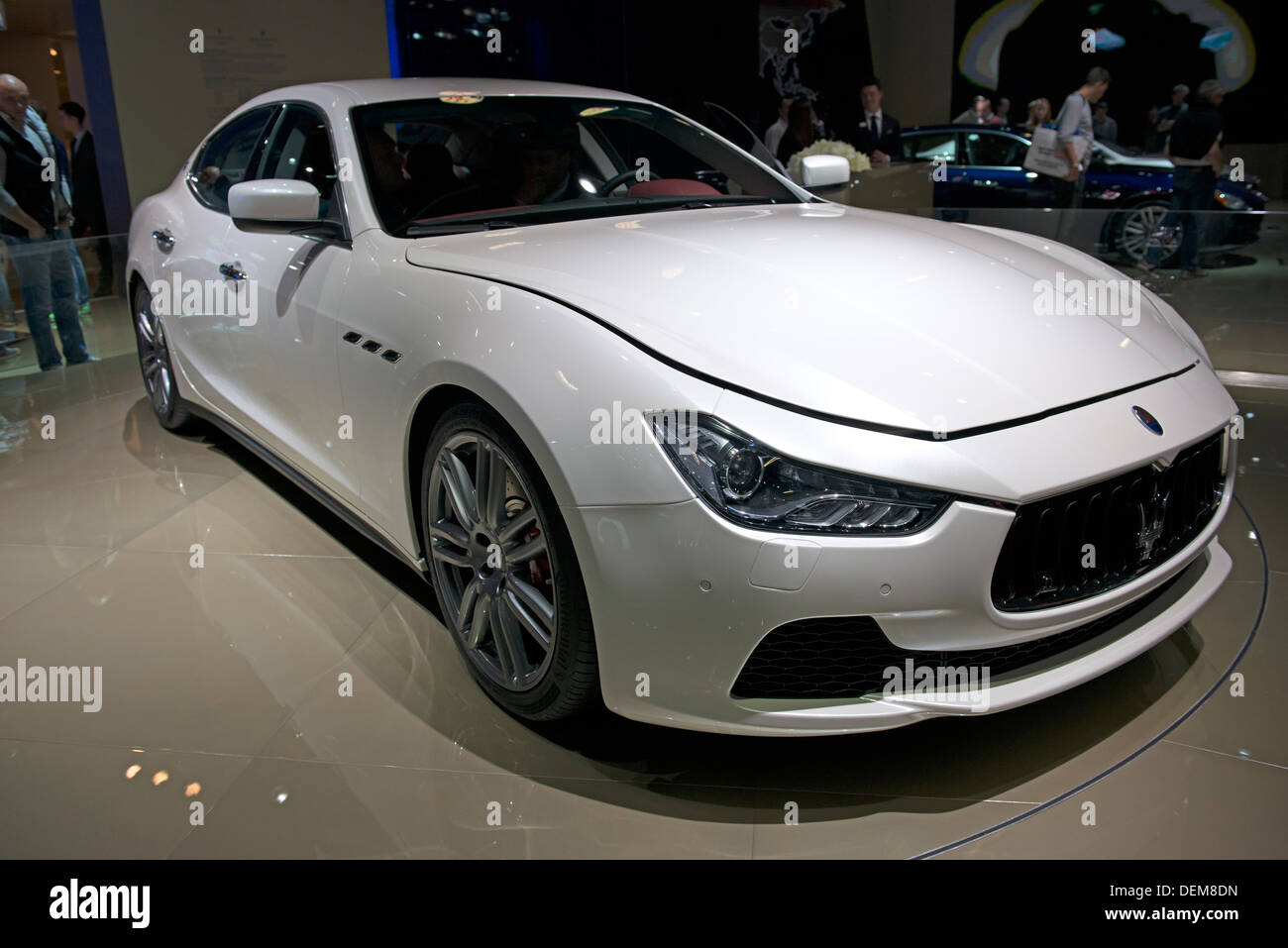 Francfort - SEPT 16 : Maserati Ghibli illustré à la 65ème IAA (Internationale Automobil Ausstellung) Banque D'Images