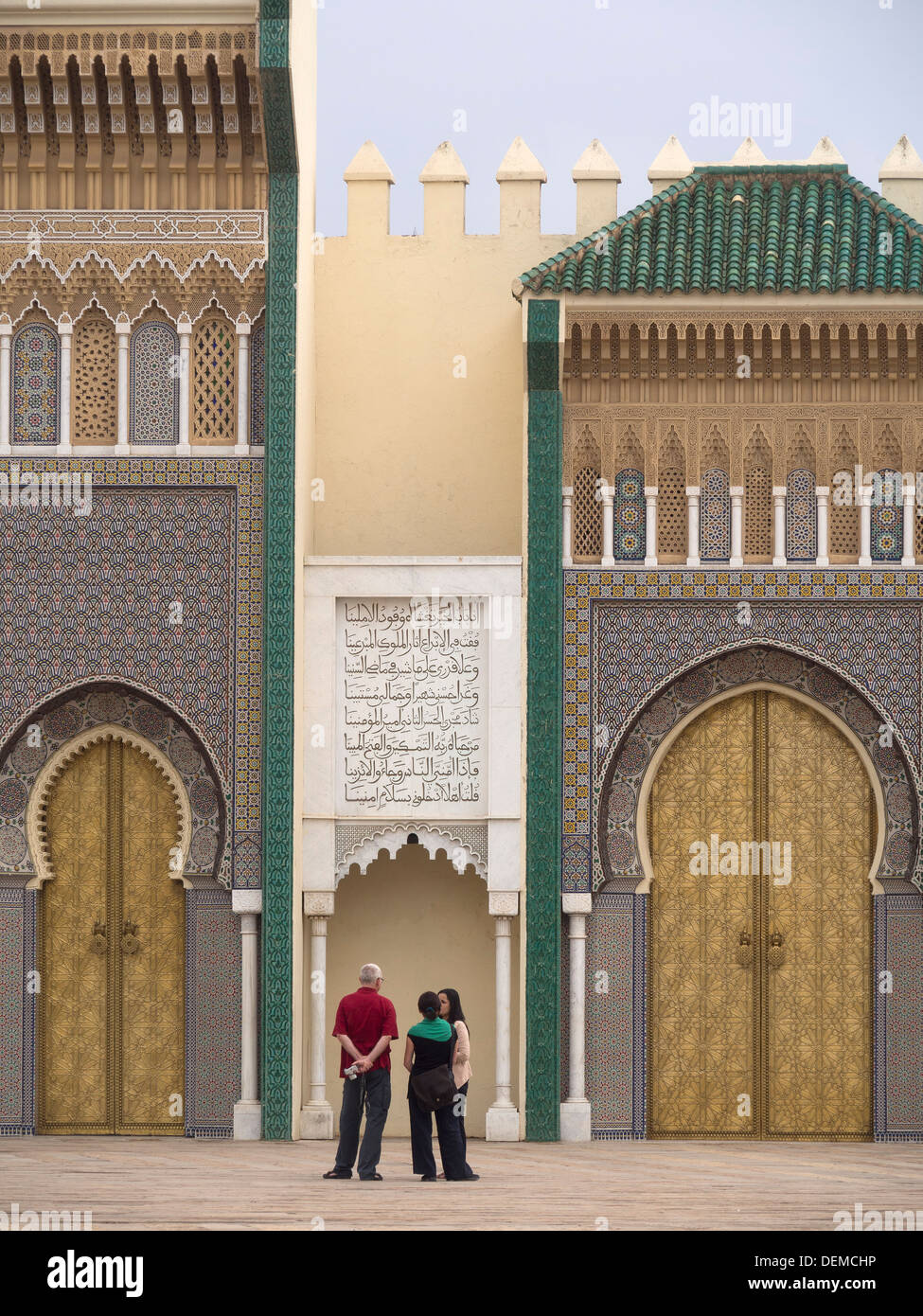 Dar El Makhzen - Palais Royal, Fès, Maroc Banque D'Images