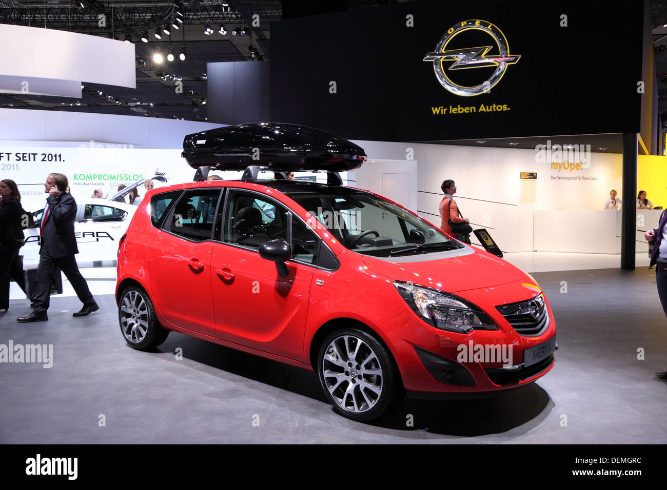 Opel Meriva à la 65ème IAA de Francfort, Allemagne Banque D'Images