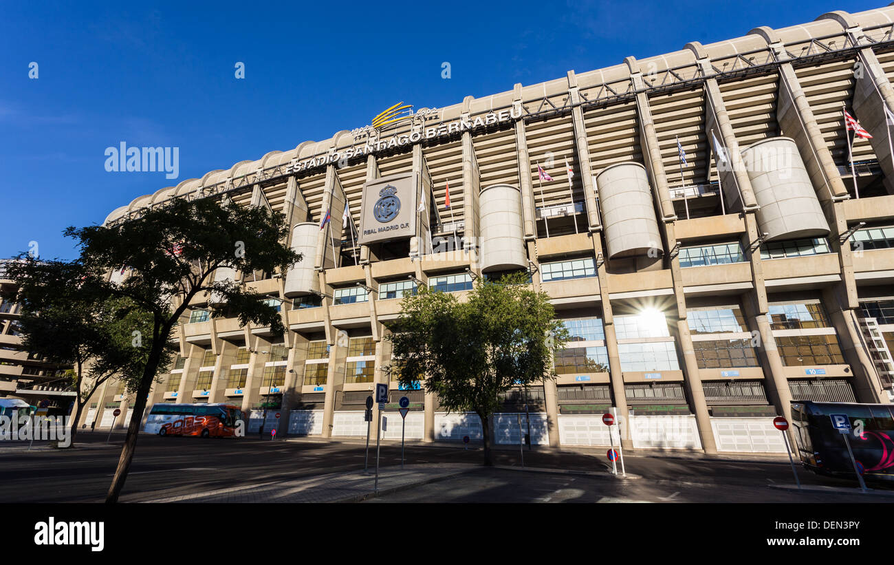 MADRID - circa 2013 : stade Bernabeu du Real Madrid Banque D'Images