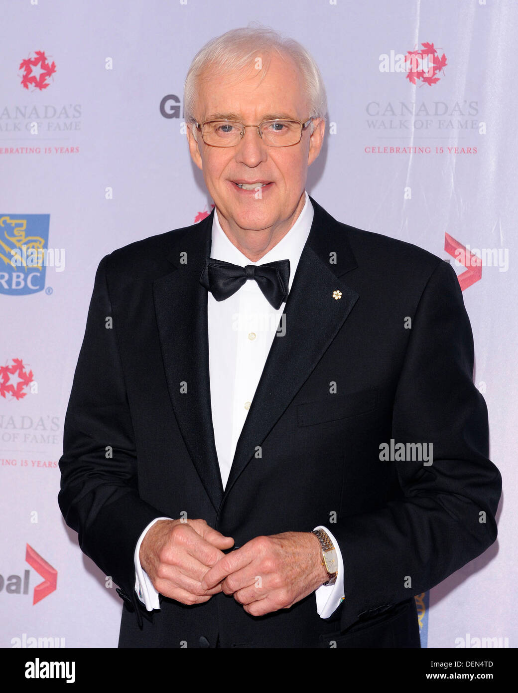 Toronto, Canada. 21 sept 2013. Membres et animateurs arrivant pour la Canada's Walk of Fame à l'Elign Theatre. En photo, Brian Williams Crédit : EXImages/Alamy Live News Banque D'Images