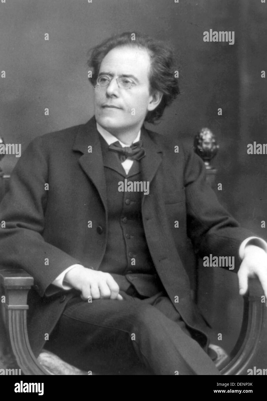 Gustav Mahler, compositeur autrichien Banque D'Images