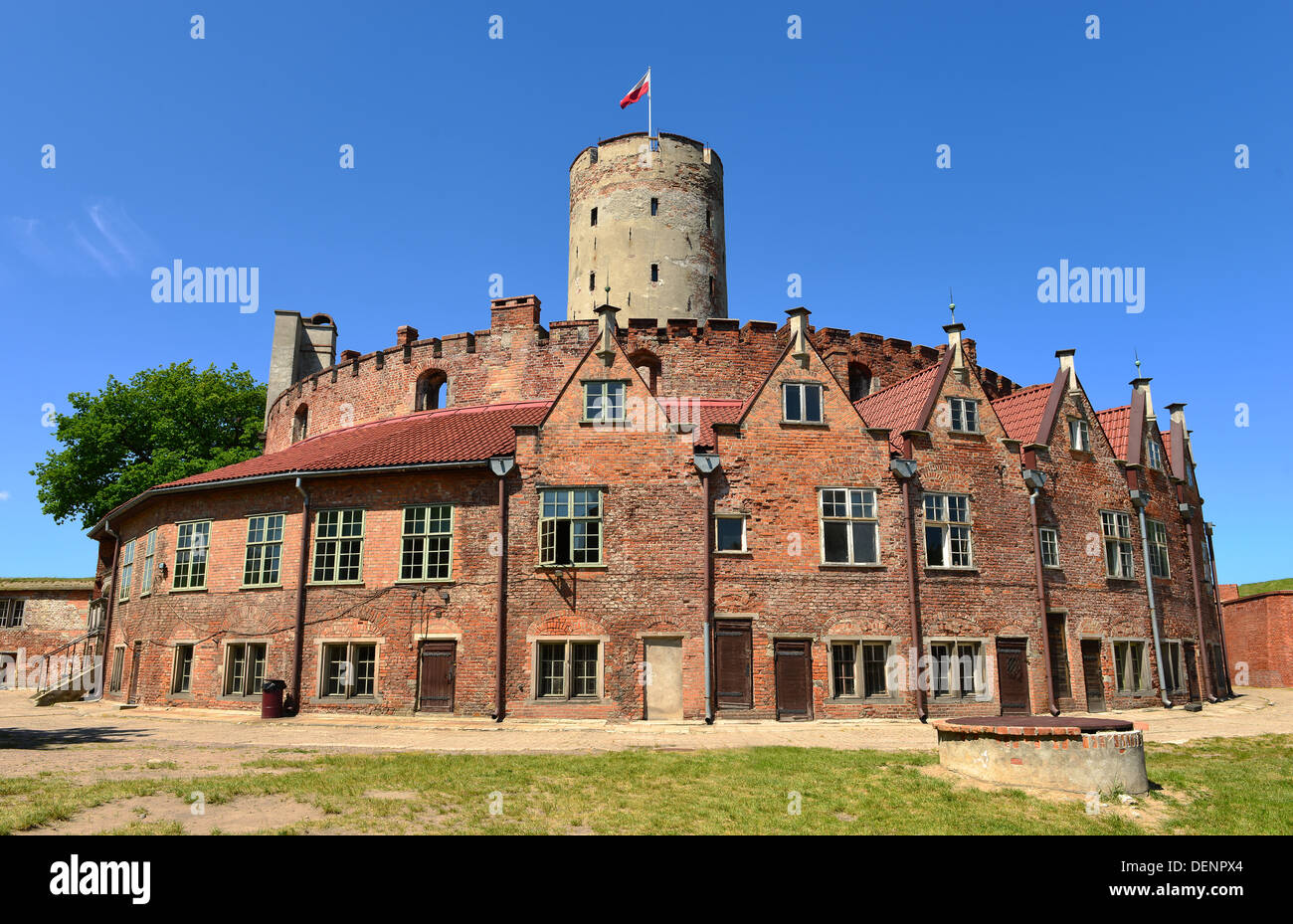 Forteresse Wisloujscie à Gdansk, en Pologne, en Europe centrale, Pays Baltes Banque D'Images