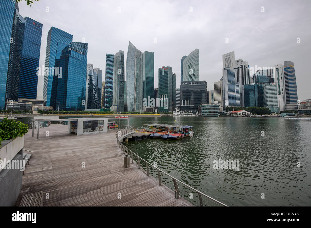 Marina Bay, Singapour Banque D'Images